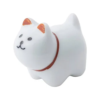 【西海陶器】筷架(犬/赤)