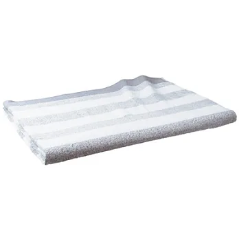 [MUJI 無印良品]埃及棉無撚度紗織毛巾毯/S/單人/深藍