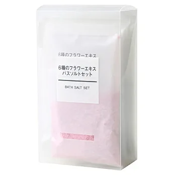 [MUJI 無印良品]花草精華浴鹽小包/4入