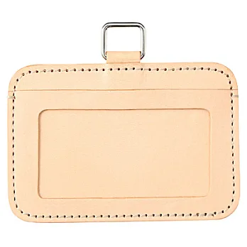[MUJI 無印良品]滑革證件夾/原色