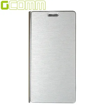 GCOMM Galaxy S6 5.1＂Metalic Texture 金屬質感拉絲紋超纖皮套科技銀