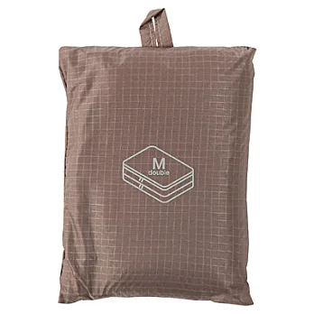 [MUJI 無印良品]滑翔傘布旅行分類可折收納袋/中雙層.米