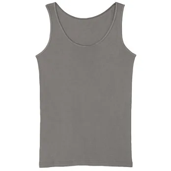 [MUJI 無印良品]女棉質(抗菌防臭)涼感坦克背心M墨灰