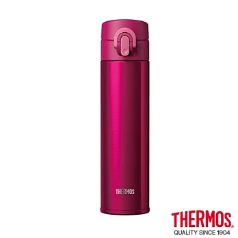 【THERMOS 膳魔師】超輕量 不鏽鋼真空保溫瓶 0.4L(JNI-401-BGD)BGD (酒紅色)
