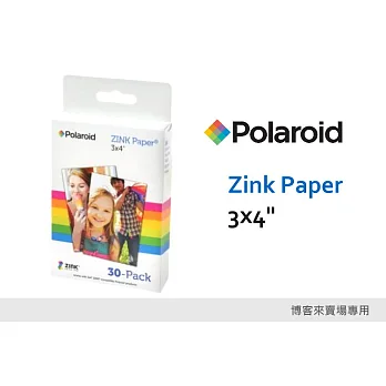 Polaroid 【ZINK Paper 3x4＂ 拍立得相紙 底片】Z340 GL10適用