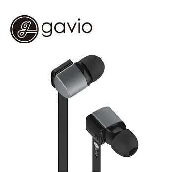 Gavio New Gazz 扁線低音線控耳機麥克風 - 暗夜黑