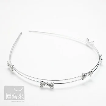 dadaisun 雙線滿鑚領結髮圈