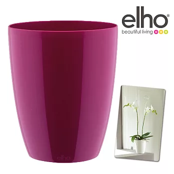 elho荷蘭時尚園藝花盆器 : hi!布魯塞爾 晶鑽蘭花盆 15cm 櫻桃紅