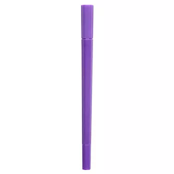 [MUJI無印良品]六角雙頭水性筆/紫