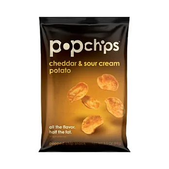 POPchips爆爆洋芋片(切達乳酪&酸奶油口味)