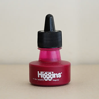 HIGGINS專業墨水 顏料系防水洋紅29.6ml