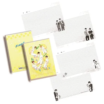 Free! ES-16K膠裝筆記本-檸檬味筆記