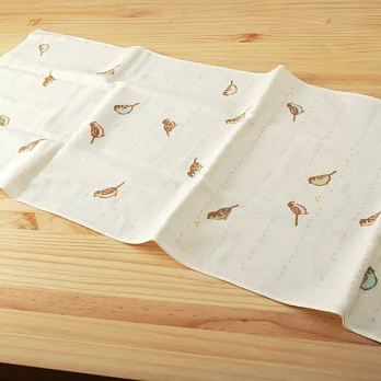 taoru【日本居家長毛巾】和的風物詩_麻雀啾啾啾