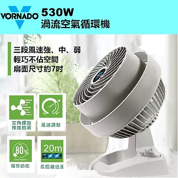 美國 VORNADO 沃拿多渦流空氣循環扇 530L ﹝經典工藝 百年不朽﹞白