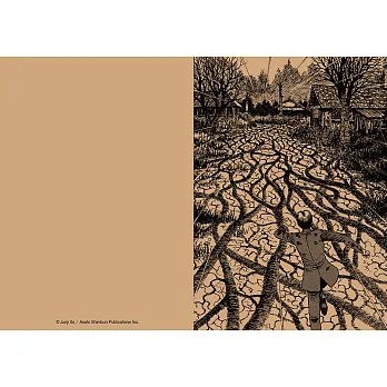 【伊藤潤二正式授權】恐怖美學筆記本(白砂村血譚款)咖啡色