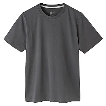 [MUJI 無印良品]男有機棉圓領短袖T恤S卡其綠