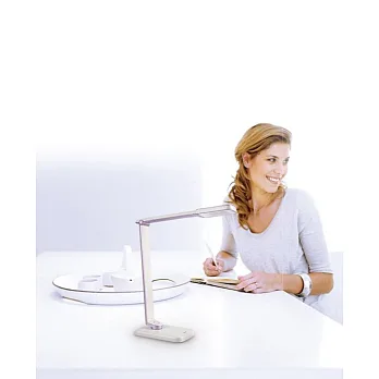 【PHILIPS 飛利浦】飛利浦PHILIPS晶彥LED 檯燈 (6W-716633556)藍色-贈USB LED隨身燈
