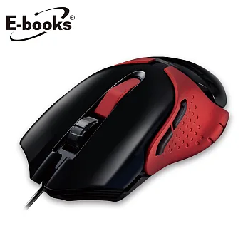 E-books M29 電競六鍵四段2400CPI光學滑鼠紅