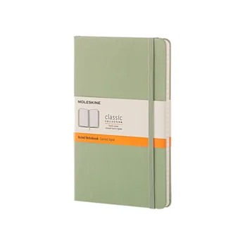 MOLESKINE 彩色筆記本240/橫條RULED/大型L/青綠