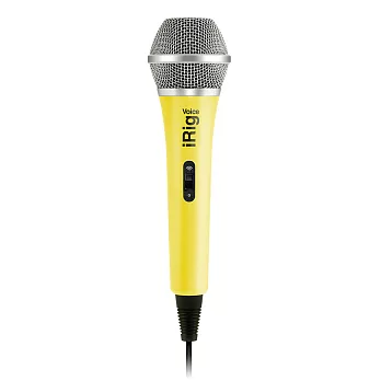 義大利IK Multimedia iRig Voice, K歌專用，練唱幫手，行動麥克風(黃色)