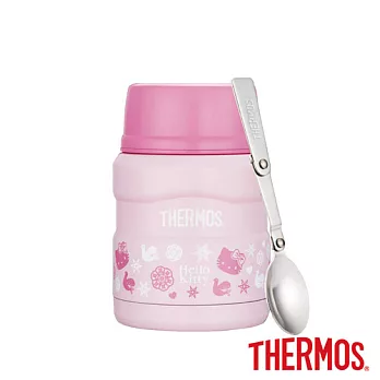 【THERMOS 膳魔師】不鏽鋼真空保溫食物罐0.47L (SK3000KT-PK)PK (甜心粉)