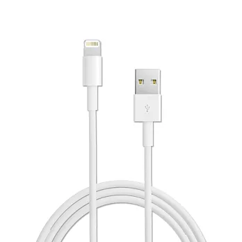 Apple Lightning 8pin USB充電傳輸線(2M)-平行輸入白色