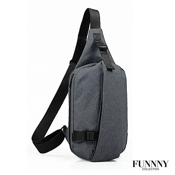 FUNNNY 日本同步 機能尼龍單肩包系列 橋本 和真 藍灰
