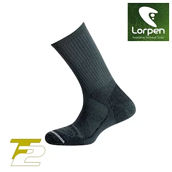 Lorpen T2 Coolmax健行襪 TCCF橄欖綠/S