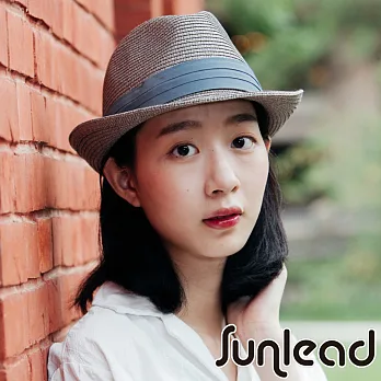 Sunlead 日系經典款防曬美型中折帽(摩卡棕)