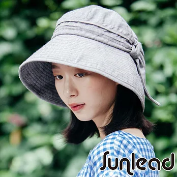 Sunlead 日系防曬抗UV寬緣護頸可折邊遮陽帽(深棕色)