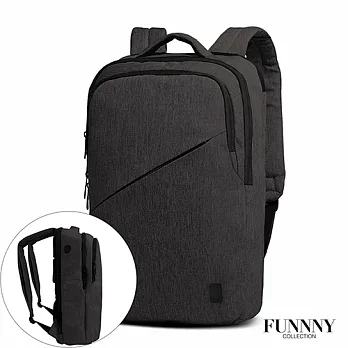 FUNNNY 日本同步 機能取向三層收納後背包系列 阿部 敏彥 黑