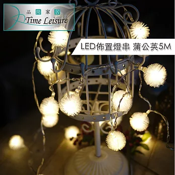 Time Leisure LED派對佈置燈飾燈串(蒲公英/暖白/5M)5M
