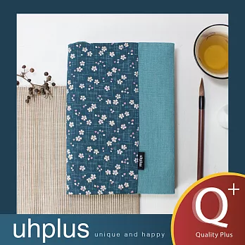 uhplus Q-plus手感書衣 &ndash;綠竹飄櫻