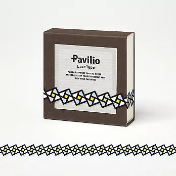 日本 Pavilio Lace Tape 風格膠帶_MINI系列_藍風箏