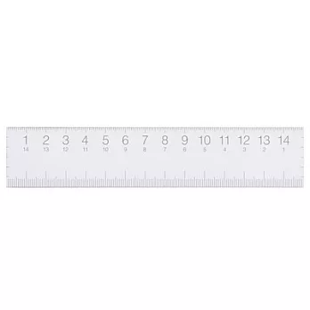 [MUJI無印良品]壓克力透明尺/15cm