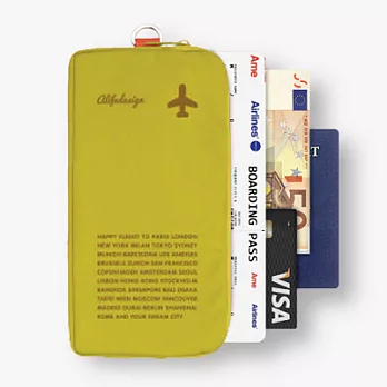 ALIFE HF護照收納包(L)-橄欖綠