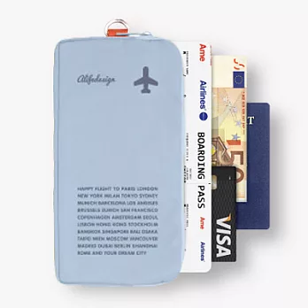 ALIFE HF護照收納包(L)-藍