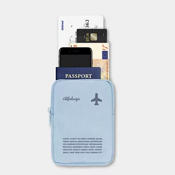 ALIFE HF護照收納包(S)-藍