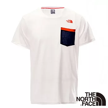 【The North Face】男 SCafe短袖T恤L白