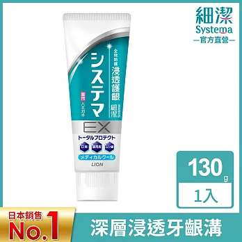 LION日本獅王 浸透護齦EX牙膏 清涼薄荷 130g