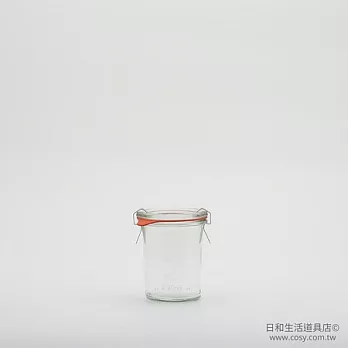 WECK 760 密封罐含密封圈與扣夾 Mold Shape 160ml (S) 內含12組配件並加贈8個S密封圈