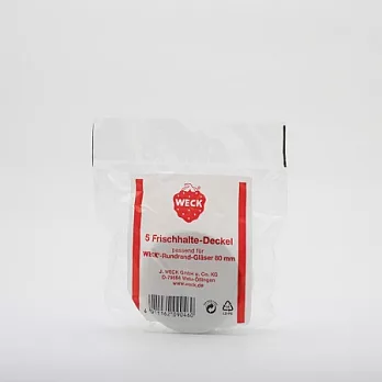 WECK Keep Fresh Covers 塑膠蓋 (M) 一包五入