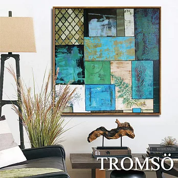 TROMSO北歐風尚板畫有框畫-翡翠時代60X60CM