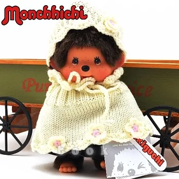 日本Sekiguchi夢奇奇MONCHHICHI【流行雪白斗篷女孩】