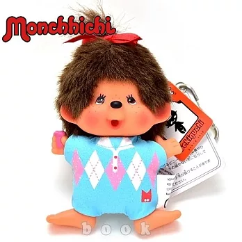 日本Sekiguchi夢奇奇MONCHHICHI【高爾夫球女孩】吊飾