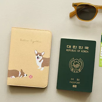 Dailylike 美好生活皮革護照套-10 柯基