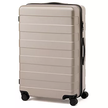 [MUJI無印良品]四輪硬殼止滑拉桿箱87L.8A28吋米色