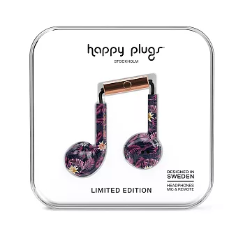 HAPPY PLUGS Earbud Plus 極致耳塞式耳機-Hawaiian Nights夏威夷狂夜