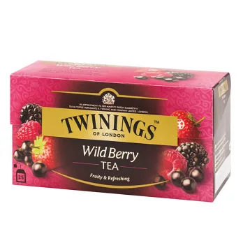 【TWININGS唐寧】綜合野苺茶 25入