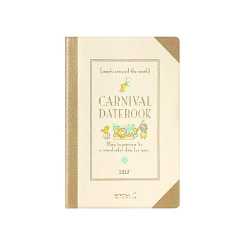 MIDORI POCKET DIARY 2019手帳迷你(月間)-嘉年華